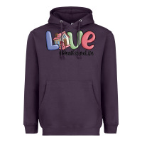 Plum love real estate life Heavyweight Hoodie - MaliasSmallBusiness