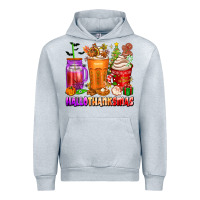 Heather Grey hallothanksmas coffee cups Urban Hoodie - texasbilliewilder