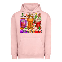 Pigment Salmon hallothanksmas coffee cups Urban Hoodie - texasbilliewilder