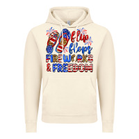 Vintage Artic flip flops fireworks and freedom Vintage Hoodie - Zillion Design Studio