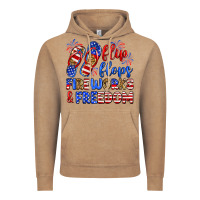 Flip Flops Fireworks And Freedom Vintage Hoodie | Teevron