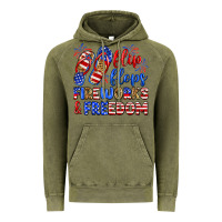 Vintage Olive flip flops fireworks and freedom Vintage Hoodie - Zillion Design Studio