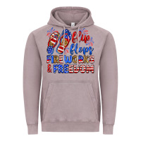 Vintage Zinc flip flops fireworks and freedom Vintage Hoodie - Zillion Design Studio