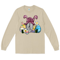 Mushroom easter gnome with eggs Long Sleeve Tee - AdoDesignShop