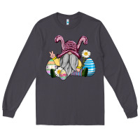 Smoke easter gnome with eggs Long Sleeve Tee - AdoDesignShop