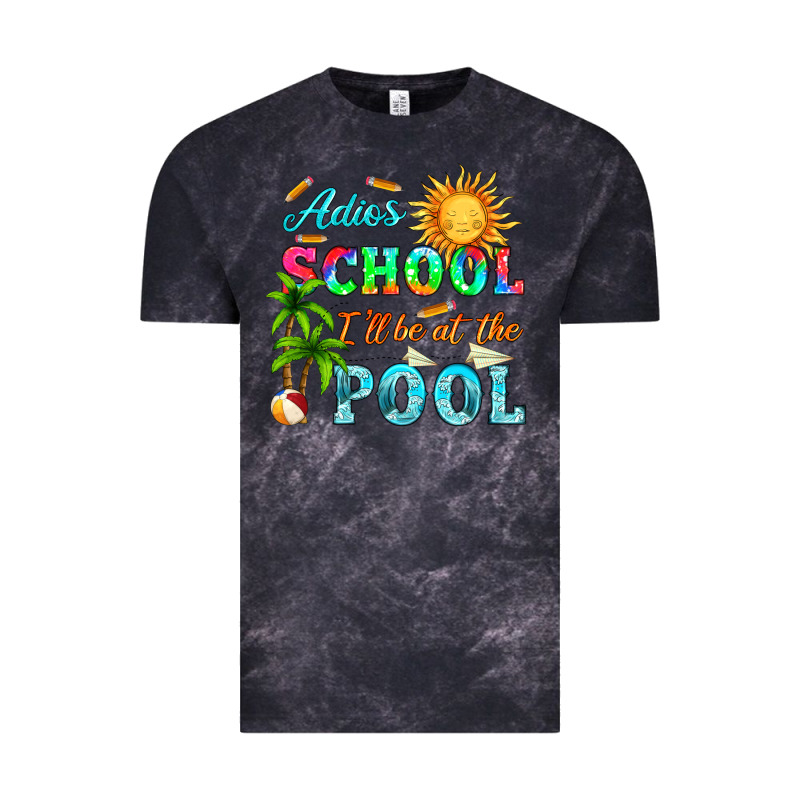 Adios School I Ll Be At The Pool Vintage Tee by HRA Design Shop | Teevron