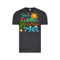 Vintage Black adios school i ll be at the pool Vintage Tee - HRA Design Shop
