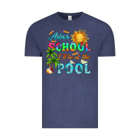 Vintage Denim adios school i ll be at the pool Vintage Tee - HRA Design Shop