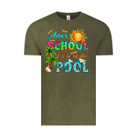Vintage Olive adios school i ll be at the pool Vintage Tee - HRA Design Shop