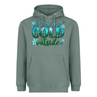 Sage baby its cold outside Heavyweight Hoodie - NancyCooperArtShop