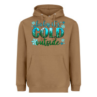 Toasted Coconut baby its cold outside Heavyweight Hoodie - NancyCooperArtShop