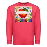Cardinal custom teacher name apple Premium Sweatshirt - NancyCooperArtShop