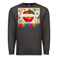 Smoke custom teacher name apple Premium Sweatshirt - NancyCooperArtShop