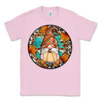 Bubblegum Pink fall gnomes round earrings Classic Tee - Artiststas