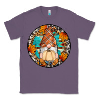 Lavender fall gnomes round earrings Classic Tee - Artiststas