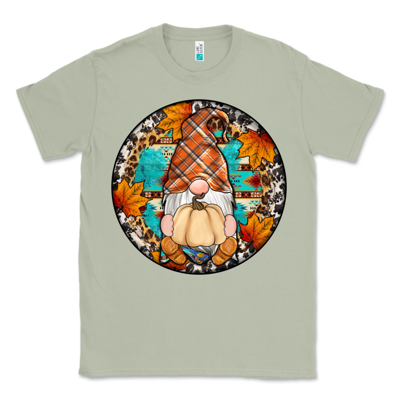 Fall Gnomes Round Earrings Classic Tee by Artiststas | Teevron