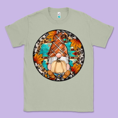 Fall Gnomes Round Earrings Classic Tee Designed By Artiststas