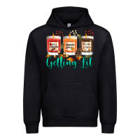 Black Candles with Fall Getting Lit Urban Hoodie - texasbilliewilder