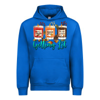 Cobalt Candles with Fall Getting Lit Urban Hoodie - texasbilliewilder