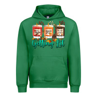 Emerald Candles with Fall Getting Lit Urban Hoodie - texasbilliewilder