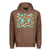 Chestnut western brushstroke Premium Hoodie - AdoDesignShop