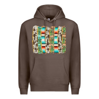 Coffee western brushstroke Premium Hoodie - AdoDesignShop