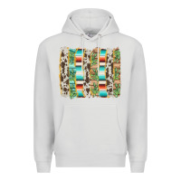 Dove Grey western brushstroke Premium Hoodie - AdoDesignShop