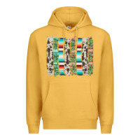 Mustard western brushstroke Premium Hoodie - AdoDesignShop