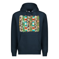 Navy western brushstroke Premium Hoodie - AdoDesignShop