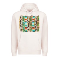 Pale Pink western brushstroke Premium Hoodie - AdoDesignShop