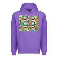 Purple western brushstroke Premium Hoodie - AdoDesignShop