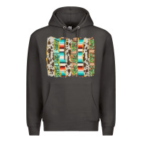 Smoke western brushstroke Premium Hoodie - AdoDesignShop