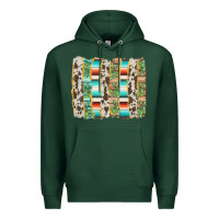 Sports Green western brushstroke Premium Hoodie - AdoDesignShop
