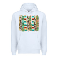 White western brushstroke Premium Hoodie - AdoDesignShop