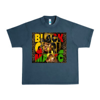 Midnight Navy black girl magic Urban Heavy Tee - HRA Design Shop