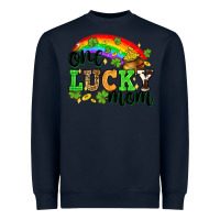 Navy One lucky mom St. Patricks Day Heavyweight Sweatshirt - Neo Western