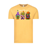 Vintage Mustard happy halloween gnomes white Vintage Tee - RacoonDesign
