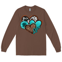 Chestnut love turquoise hearts Long Sleeve Tee - Jasminsmagicworld