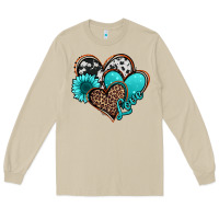 Mushroom love turquoise hearts Long Sleeve Tee - Jasminsmagicworld