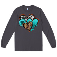 Smoke love turquoise hearts Long Sleeve Tee - Jasminsmagicworld