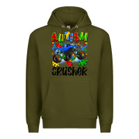 Army Green autism crusher Premium Hoodie - Artiststas