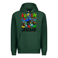 Sports Green autism crusher Premium Hoodie - Artiststas