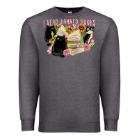 Charcoal Heather ı read banned books Premium Sweatshirt - MaliasSmallBusiness