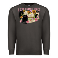Smoke ı read banned books Premium Sweatshirt - MaliasSmallBusiness