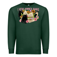 Sports Green ı read banned books Premium Sweatshirt - MaliasSmallBusiness