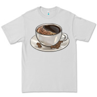 Dove Grey coffee  americano Premium Tee - BarkalooDesign