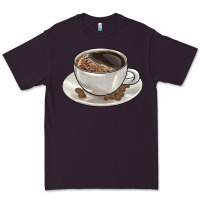 Plum coffee  americano Premium Tee - BarkalooDesign
