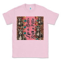 Bubblegum Pink life is better with a pittie Classic Tee - JahusDesignShop