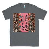 Charcoal Heather life is better with a pittie Classic Tee - JahusDesignShop