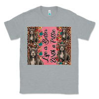 Heather Grey life is better with a pittie Classic Tee - JahusDesignShop